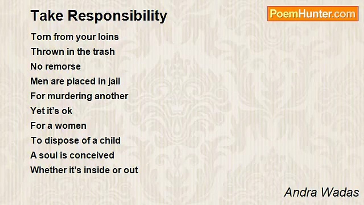 Andra Wadas - Take Responsibility