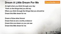 Jack Harris - Dream A Little Dream For Me