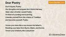 Eli MorenoDrew - Dear Poetry