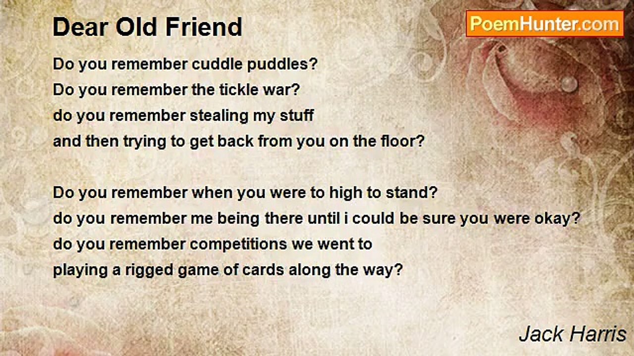 Jack Harris - Dear Old Friend