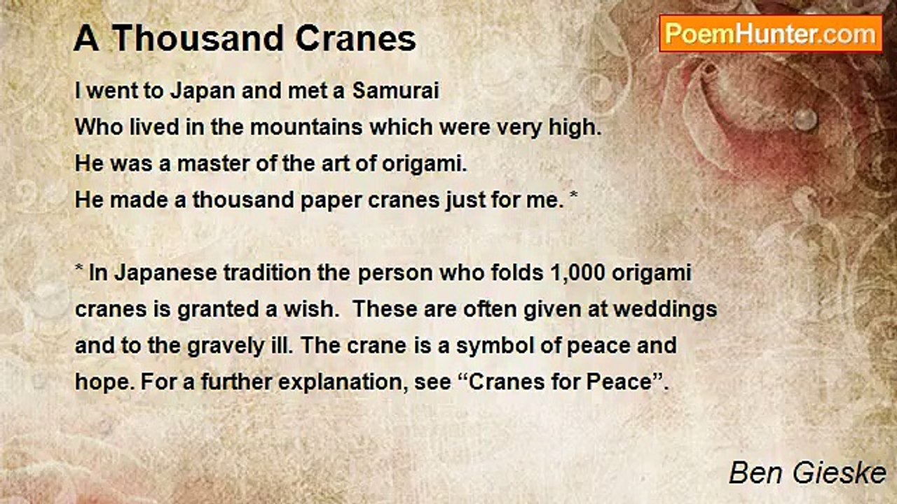 Ben Gieske - A Thousand Cranes
