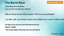 Horse Lover - The Barrel Race