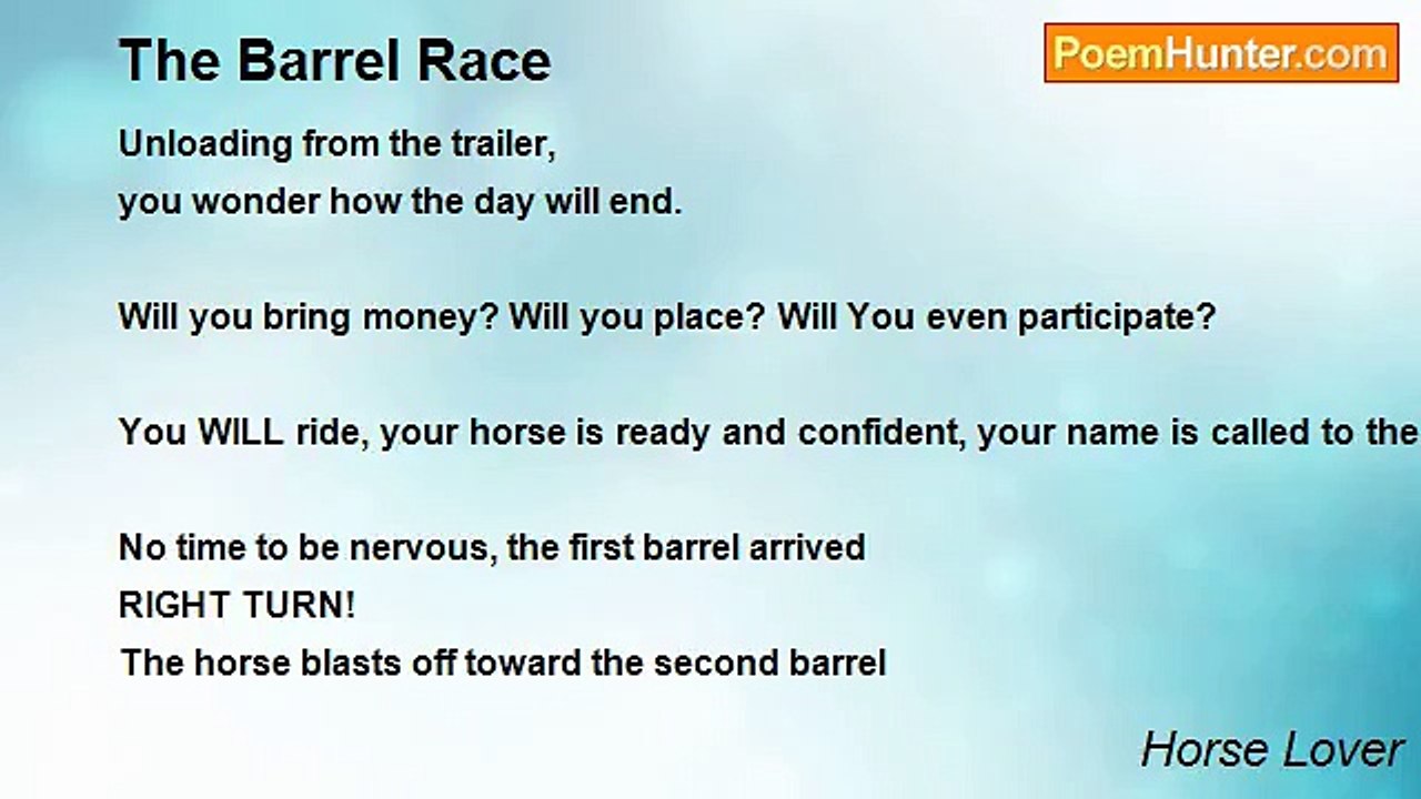 Horse Lover - The Barrel Race