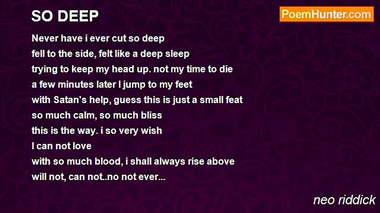 neo riddick - SO DEEP