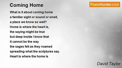 David Taylor - Coming Home