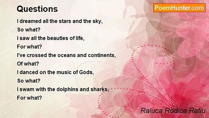 Raluca Rodica Ratiu - Questions