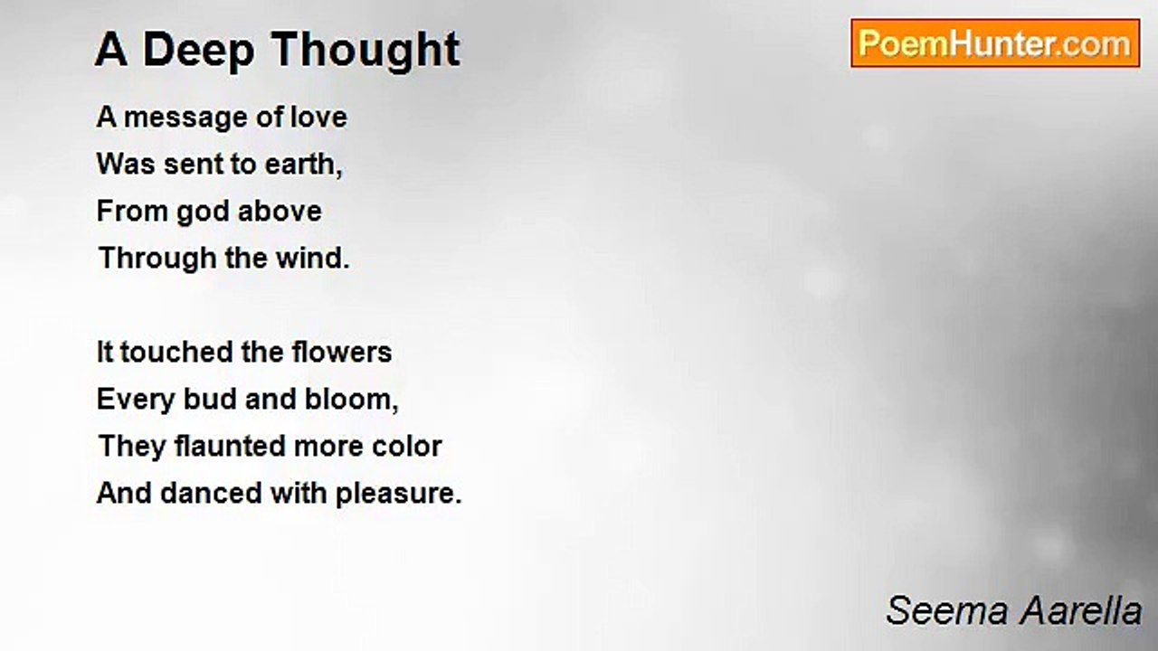 Seema Aarella - A Deep Thought