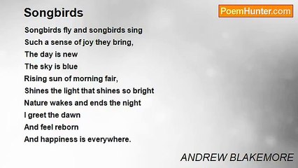 ANDREW BLAKEMORE - Songbirds