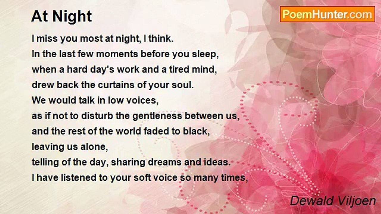 Dewald Viljoen - At Night