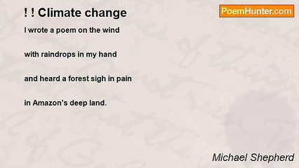 Michael Shepherd - ! ! Climate change