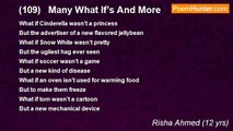 Risha Ahmed (12 yrs) - (109)   Many What If’s And More