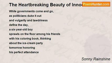 Sonny Rainshine - The Heartbreaking Beauty of Innocence