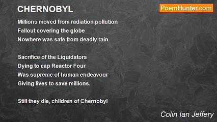 Colin Ian Jeffery - CHERNOBYL