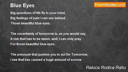 Raluca Rodica Ratiu - Blue Eyes