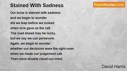 David Harris - Stained With Sadness