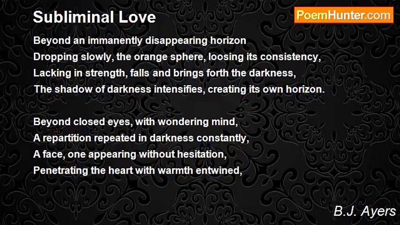 B.J. Ayers - Subliminal Love