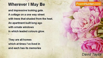 David Taylor - Wherever I May Be