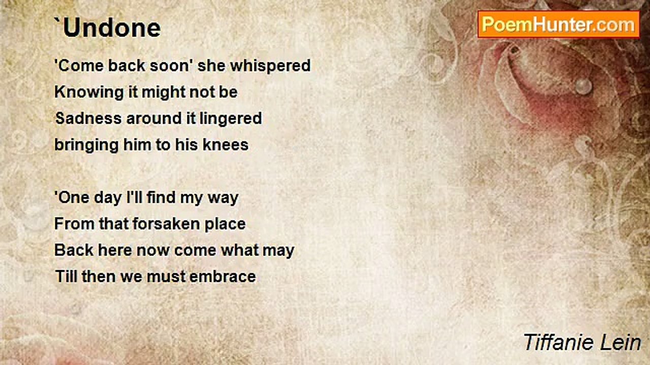 Tiffanie Lein - `Undone