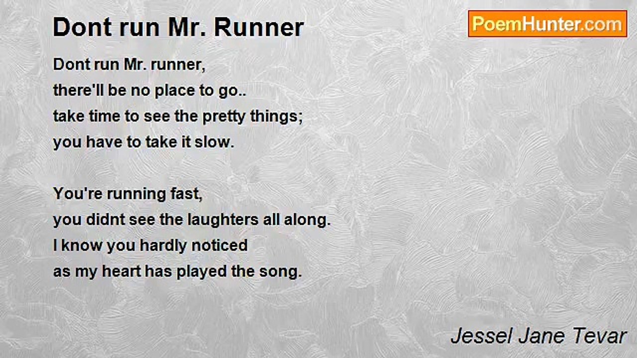 Jessel Jane Tevar - Dont run Mr. Runner