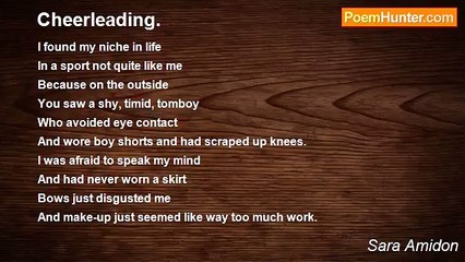 Sara Amidon - Cheerleading.