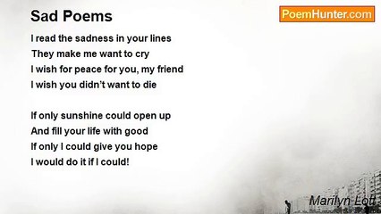 Marilyn Lott - Sad Poems
