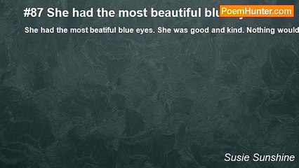 Susie Sunshine - #87 She had the most beautiful blue eyes
