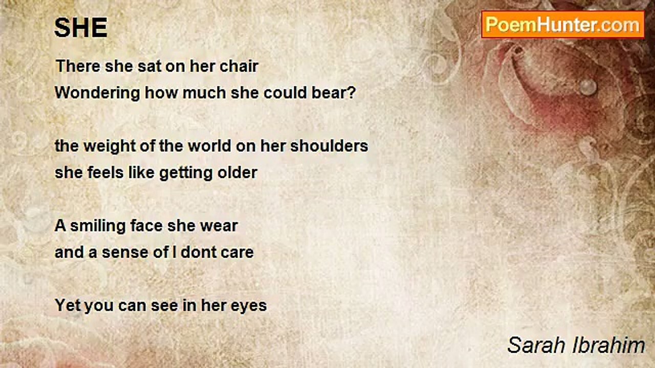 Sarah Ibrahim - SHE