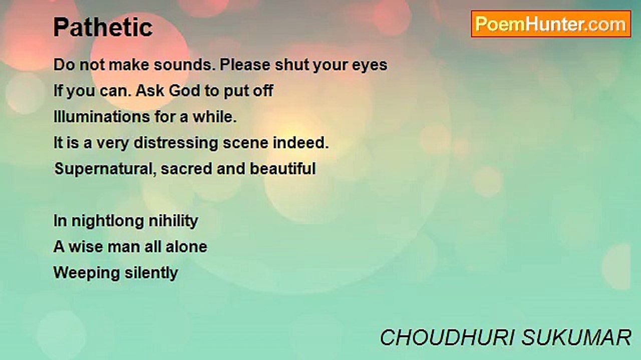 CHOUDHURI SUKUMAR - Pathetic