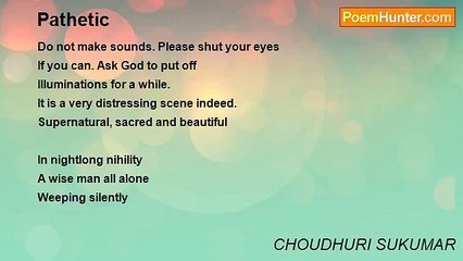 CHOUDHURI SUKUMAR - Pathetic