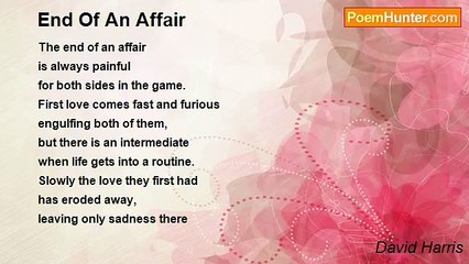 David Harris - End Of An Affair