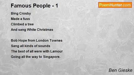 Ben Gieske - Famous People - 1