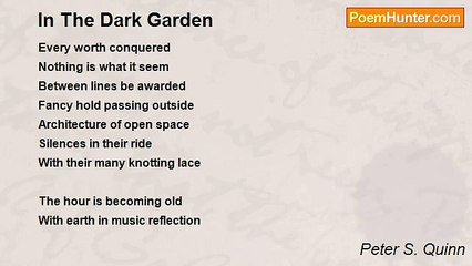 Peter S. Quinn - In The Dark Garden