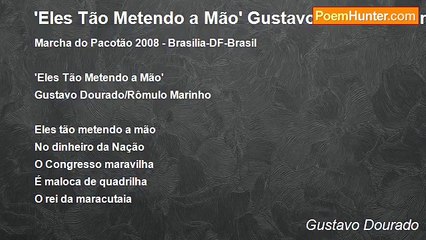 Gustavo Dourado - 'Eles Tão Metendo a Mão' Gustavo Dourado/Rômulo Marinho