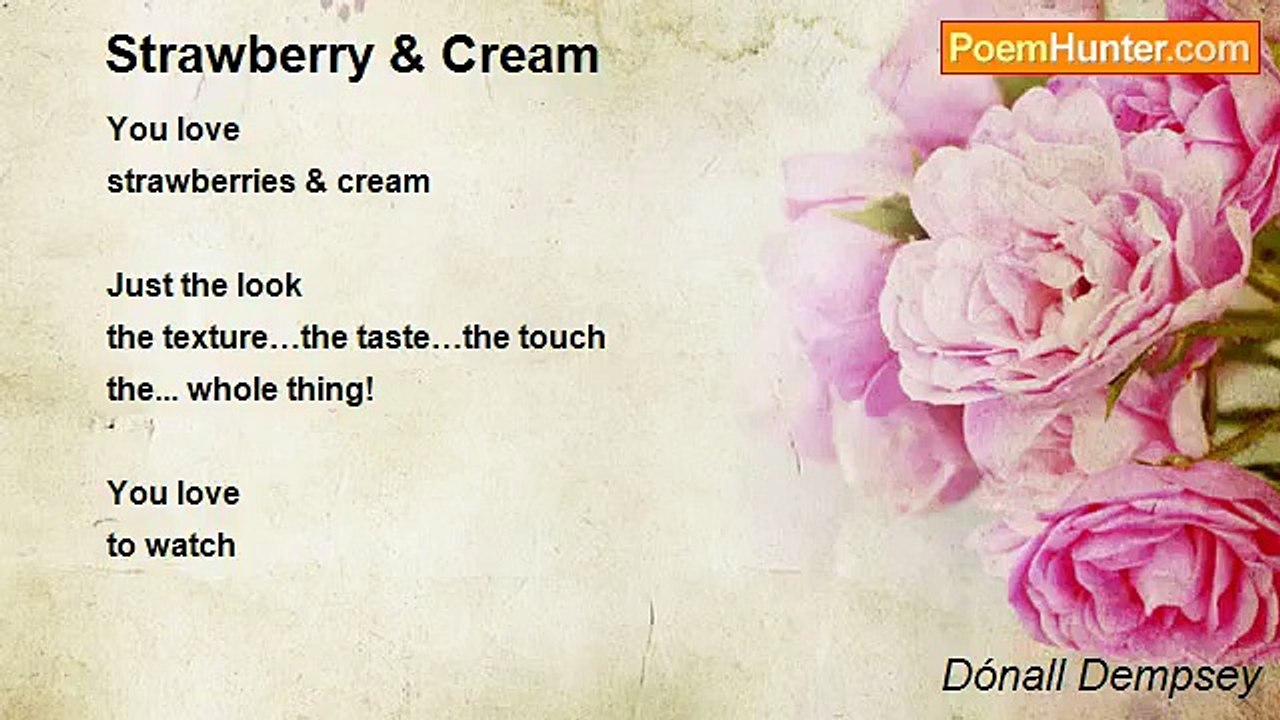 Dónall Dempsey - Strawberry & Cream