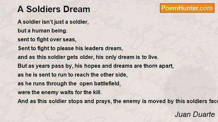 Juan Duarte - A Soldiers Dream