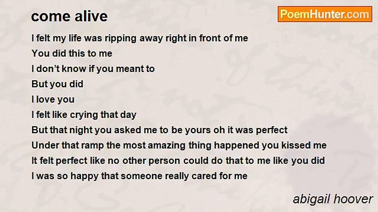 abigail hoover - come alive