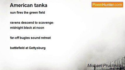 Michael Pruchnicki - American tanka