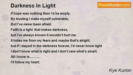 Kye Kurion - Darkness In Light