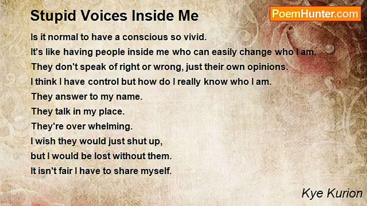 Kye Kurion - Stupid Voices Inside Me