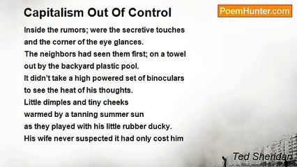 Ted Sheridan - Capitalism Out Of Control