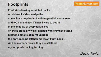 David Taylor - Footprints