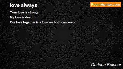 Darlene Belcher - love always
