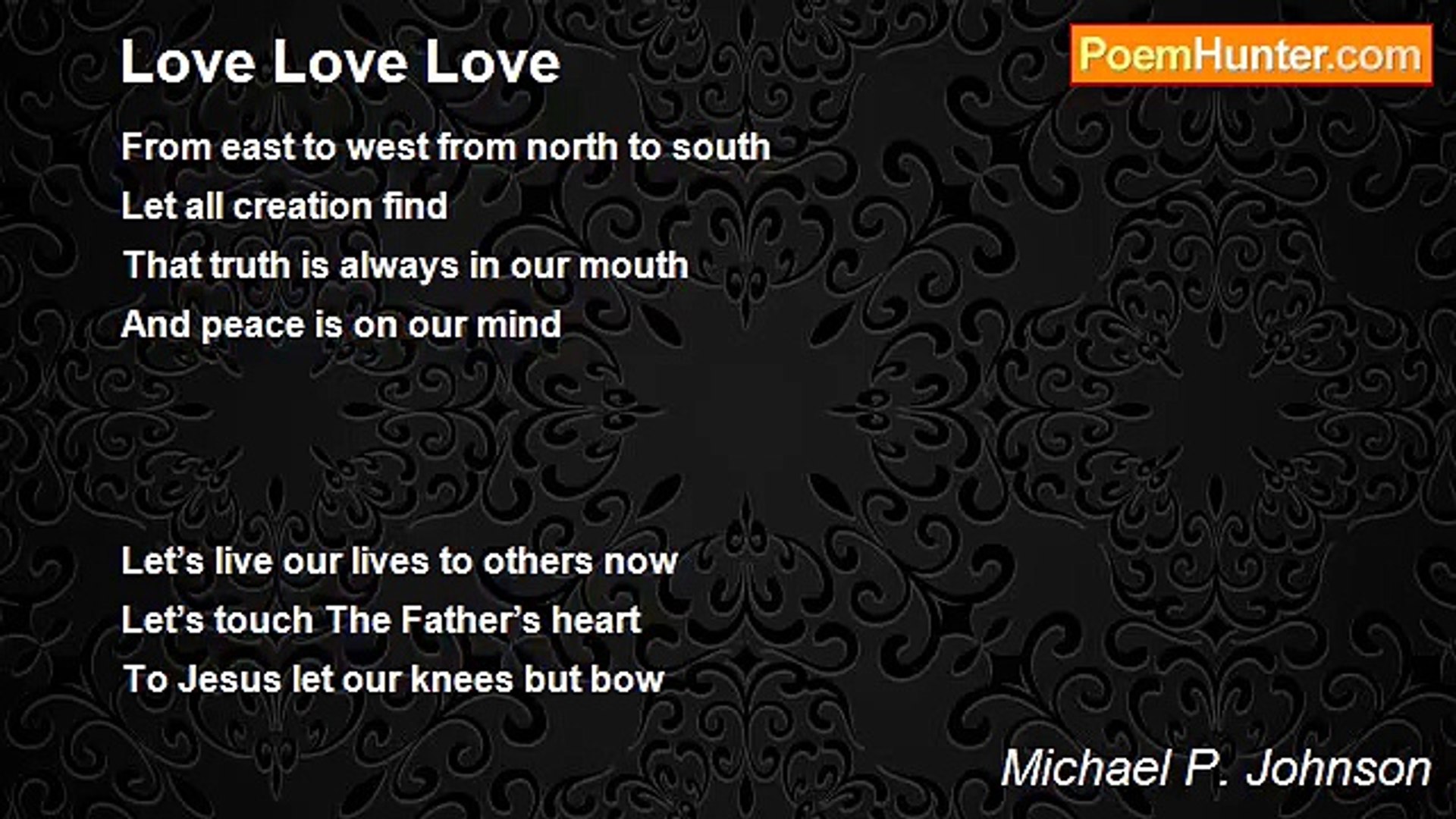 ⁣Michael P. Johnson - Love Love Love
