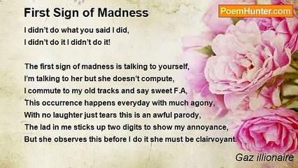 Gaz illionaire - First Sign of Madness