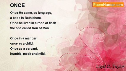 Loyd C. Taylor - ONCE