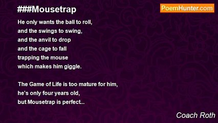 Coach Roth - ###Mousetrap