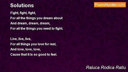 Raluca Rodica Ratiu - Solutions