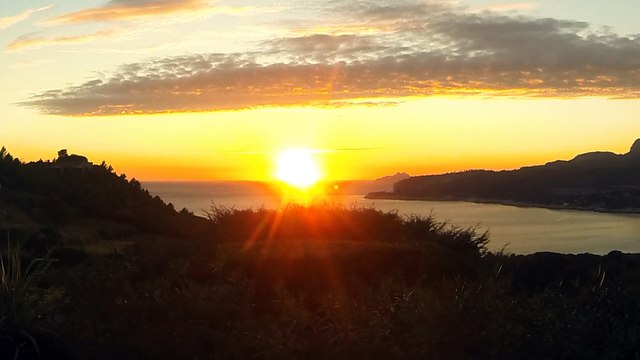 Timelapse coucher de soleil baie de Cassis 7/11/2014