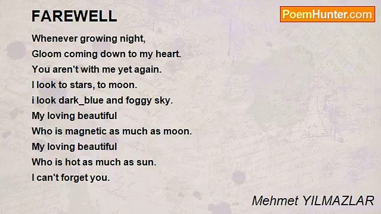 Mehmet YILMAZLAR - FAREWELL