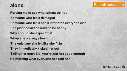 teresa scott - alone
